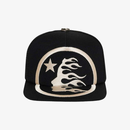 Hellstar Studios 'Big Logo' Trucker Snapback Hat Black - SOLE SERIOUSS (1)