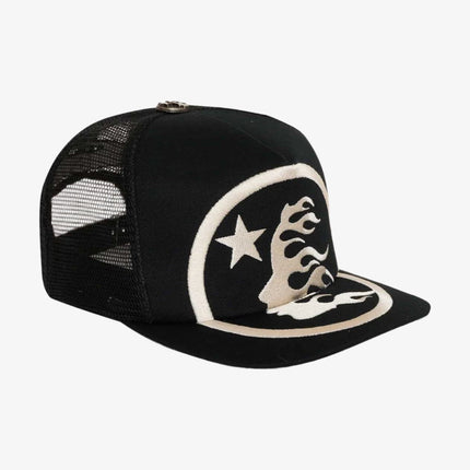 Hellstar Studios 'Big Logo' Trucker Snapback Hat Black - SOLE SERIOUSS (2)