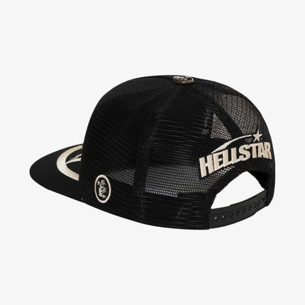 Hellstar Studios 'Big Logo' Trucker Snapback Hat Black - SOLE SERIOUSS (3)