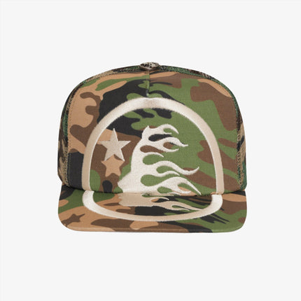 Hellstar Studios 'Big Logo' Trucker Snapback Hat Camo - SOLE SERIOUSS (1)