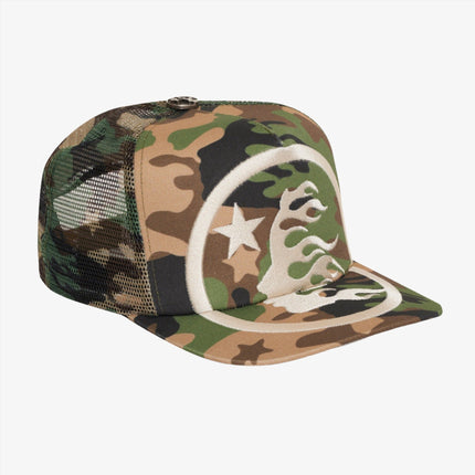 Hellstar Studios 'Big Logo' Trucker Snapback Hat Camo - SOLE SERIOUSS (2)