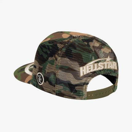 Hellstar Studios 'Big Logo' Trucker Snapback Hat Camo - SOLE SERIOUSS (3)