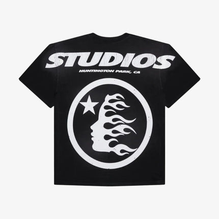 Hellstar Studios 'Cartoon Logo Glitter' Logo T-Shirt Black (FW24) HS02TEE001-BLAC - SOLE SERIOUSS (2)