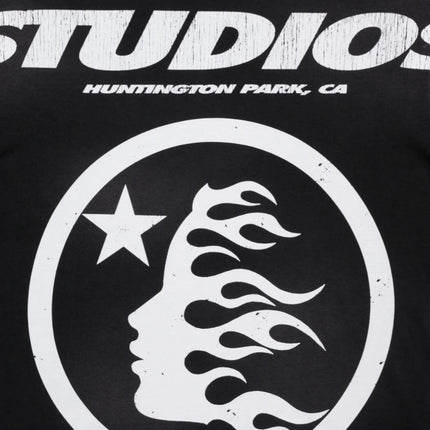 Hellstar Studios 'Cartoon Logo Glitter' Logo T-Shirt Black (FW24) HS02TEE001-BLAC - SOLE SERIOUSS (3)