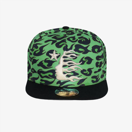 Hellstar Studios 'Cheetah Print' Snapback Hat Green / Black - SOLE SERIOUSS (1)