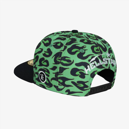 Hellstar Studios 'Cheetah Print' Snapback Hat Green / Black - SOLE SERIOUSS (2)