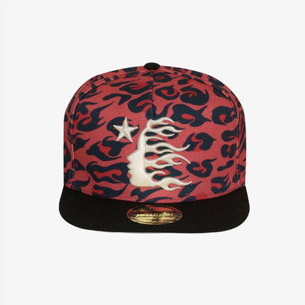 Hellstar Studios 'Cheetah Print' Snapback Hat Red / Black - SOLE SERIOUSS (1)