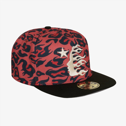 Hellstar Studios 'Cheetah Print' Snapback Hat Red / Black - SOLE SERIOUSS (2)