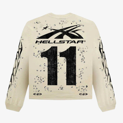 Hellstar Studios 'Moto Cross' L/S T-Shirt Cream - SOLE SERIOUSS (2)