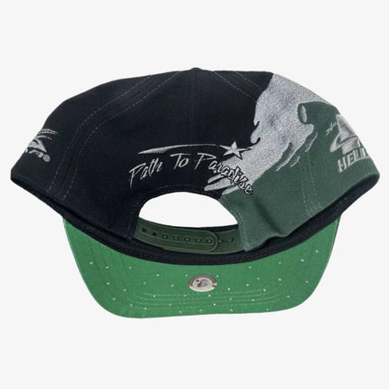 Hellstar Studios 'OG Logo' Paintbrush Snapback Hat Green / Black - SOLE SERIOUSS (2)