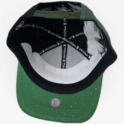 Hellstar Studios 'OG Logo' Paintbrush Snapback Hat Green / Black - SOLE SERIOUSS (3)