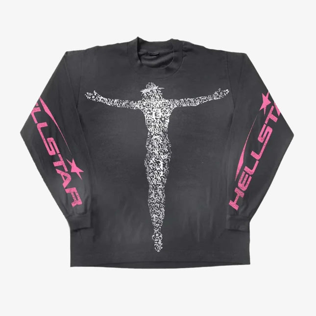 Hellstar Studios 'QR Code Christ' L/S T-Shirt Black - SOLE SERIOUSS (1)