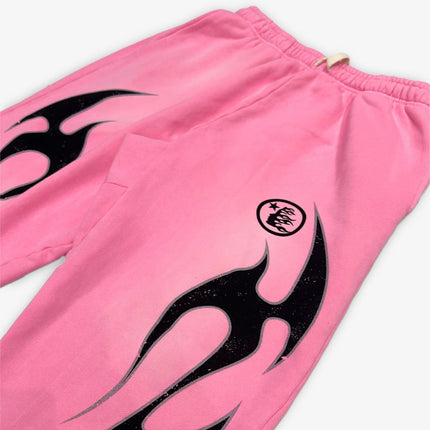 Hellstar Studios Sweatpants 'Flame' Pink - SOLE SERIOUSS (2)