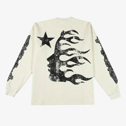 Hellstar Studios 'Victory Within' Thermal L/S T-Shirt Cream - SOLE SERIOUSS (2)