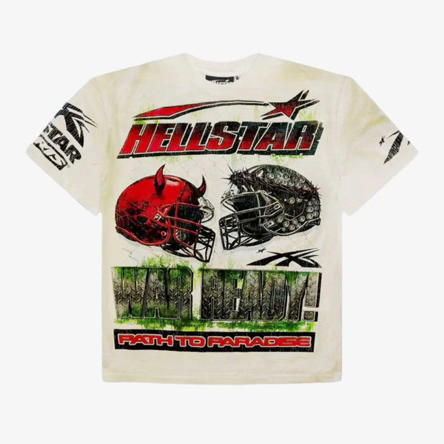 Hellstar Studios 'War Ready / Path to Paradise' T-Shirt Cream - SOLE SERIOUSS (1)