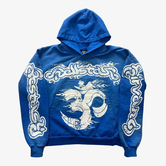 Hellstar Studios 'Yoga' Hoodie Blue - SOLE SERIOUSS (1)