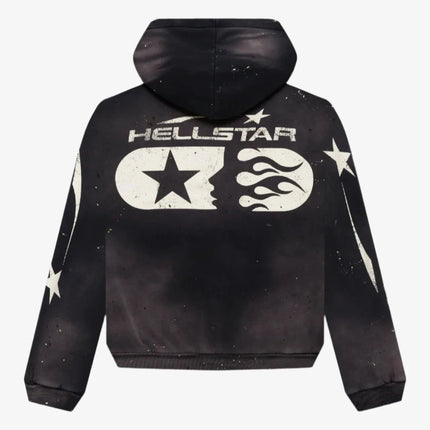 Hellstar Studios Zip Hoodie Black (FW24) HS03ZIP001-BLAC - SOLE SERIOUSS (2)