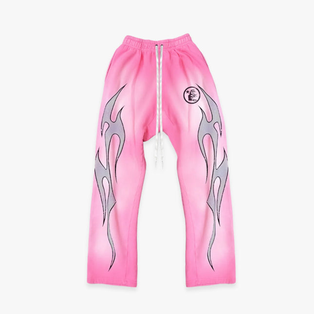 Hellstar Sweatpants 'Flame' Pink (FW23) (Capsule 10) - SOLE SERIOUSS (1)