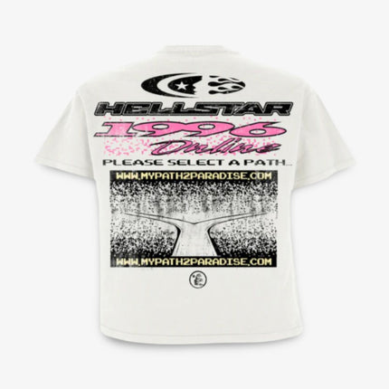 Hellstar T-Shirt '1996 Online Pixel / Please Select A Path' White (FW23) (Capsule 10) - SOLE SERIOUSS (2)