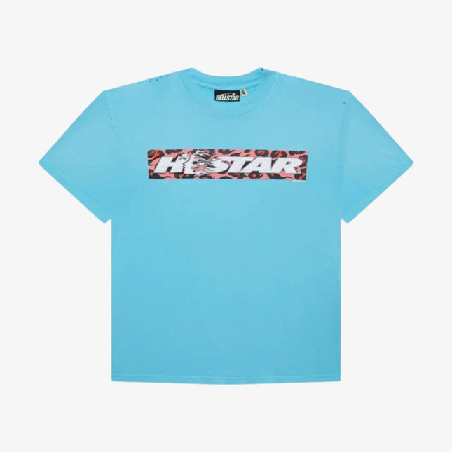 Hellstar T-Shirt 'Box Logo' Blue (FW24) HS03TEE001-BLUE - SOLE SERIOUSS (1)