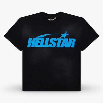 Hellstar T-Shirt 'Classic' Black / Blue (SS24) (Gel Print) HSCC01TEE002-BLU - SOLE SERIOUSS (1)