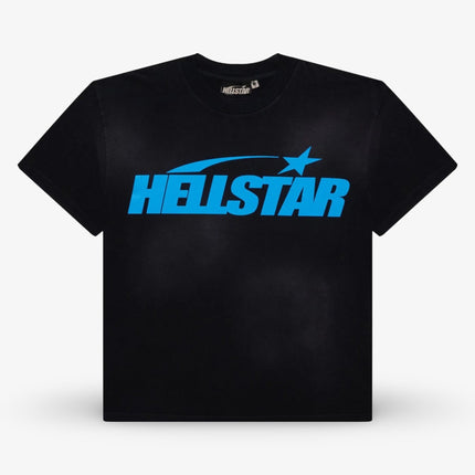 Hellstar T-Shirt 'Classic' Black / Blue (SS24) (Regular Print) HSCC01TEE001-BLU - SOLE SERIOUSS (1)