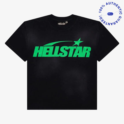 Hellstar T-Shirt 'Classic' Black / Green (SS24) (Gel Print) | SOLE SERIOUSS [1]