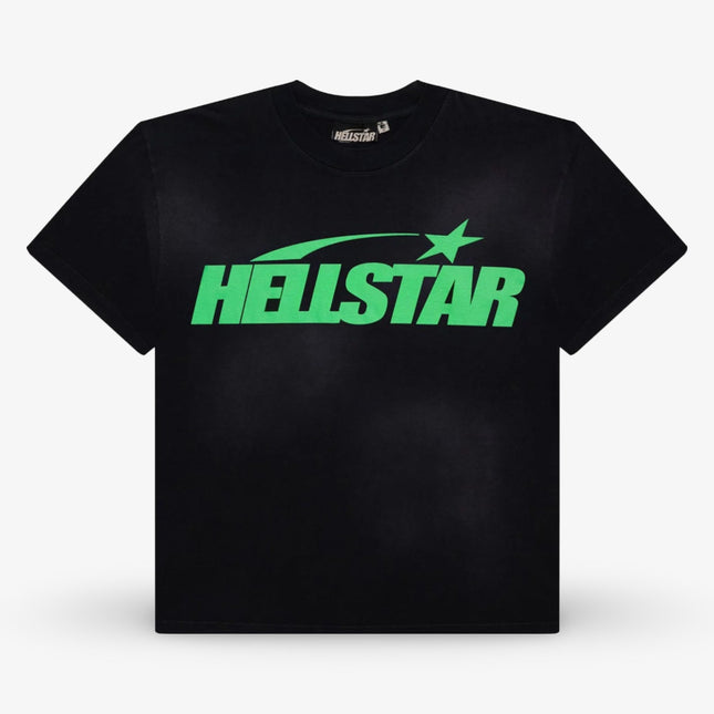 Hellstar T-Shirt 'Classic' Black / Green (SS24) (Regular Print) HSCC01TEE001-GRN - SOLE SERIOUSS (1)