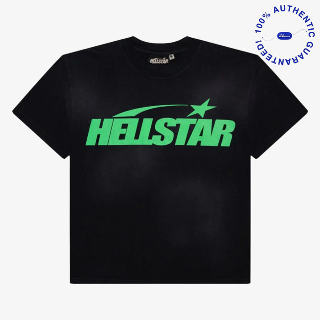 Hellstar T-Shirt 'Classic' Black / Green (SS24) (Regular Print) | SOLE SERIOUSS [1]