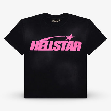 Hellstar T-Shirt 'Classic' Black / Pink (SS24) (Gel Print) HSCC01TEE002-PNK - SOLE SERIOUSS (1)