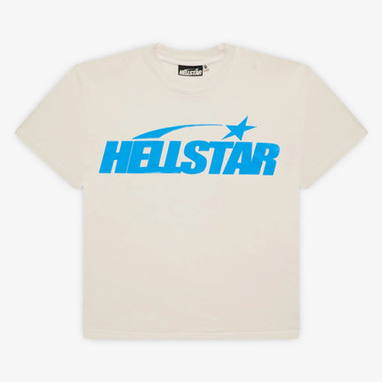 Hellstar T-Shirt 'Classic' White / Blue (SS24) (Gel Print) HSCC01TEE004-BLU - SOLE SERIOUSS (1)