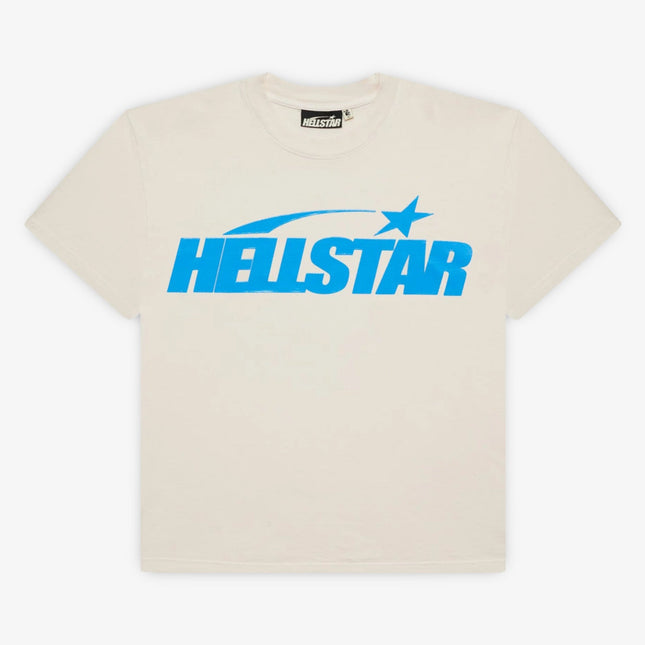 Hellstar T-Shirt 'Classic' White / Blue (SS24) (Gel Print) HSCC01TEE004-BLU - SOLE SERIOUSS (1)