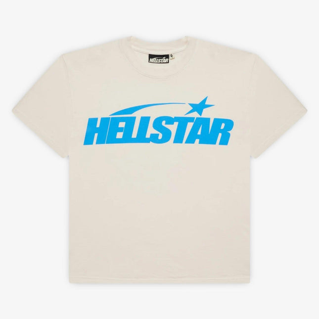 Hellstar T-Shirt 'Classic' White / Blue (SS24) (Gel Print) | SOLE SERIOUSS [1]