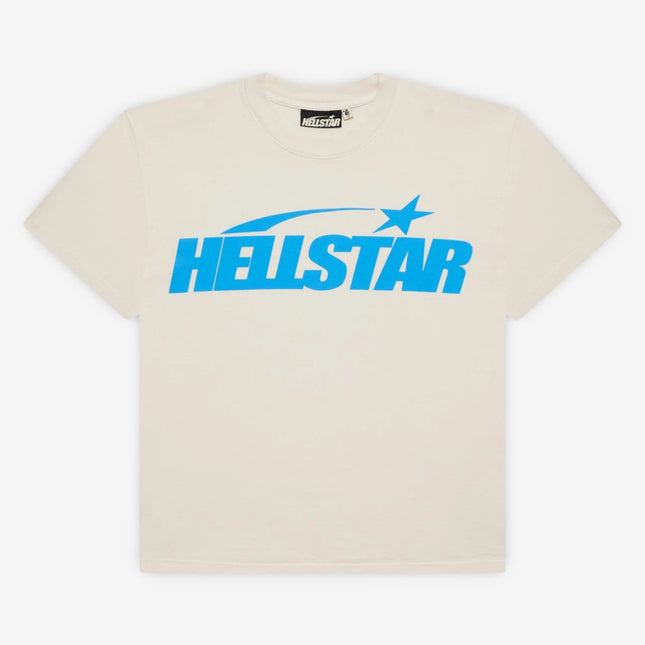 Hellstar T-Shirt 'Classic' White / Blue (SS24) (Regular Print) HS01TEE002-BLU - SOLE SERIOUSS (1)