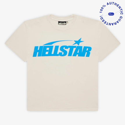Hellstar T-Shirt 'Classic' White / Blue (SS24) (Regular Print) | SOLE SERIOUSS [1]