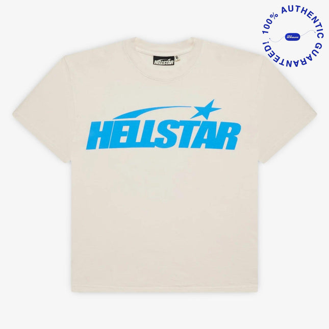 Hellstar T-Shirt 'Classic' White / Blue (SS24) (Regular Print) | SOLE SERIOUSS [1]