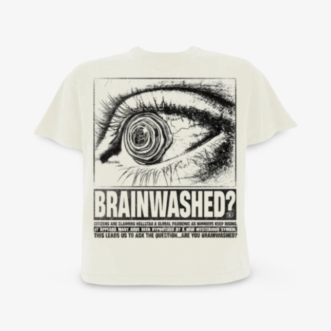 Hellstar T-Shirt 'Eyeball / Brainwashed?' White FW23 (Capsule 10) - SOLE SERIOUSS (1)