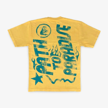 Hellstar T-Shirt 'Jesus Emblem / Path To Paradise' Yellow - SOLE SERIOUSS (2)