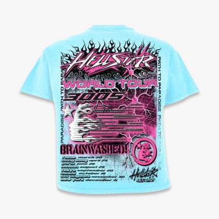 Hellstar T-Shirt 'Neuron Tour' Light Blue (FW23) (Capsule 10) - SOLE SERIOUSS (2)