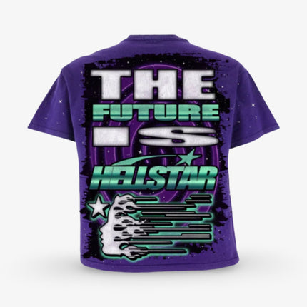 Hellstar T-Shirt 'The Future / Goggles' Purple FW23 (Capsule 10) - SOLE SERIOUSS (2)