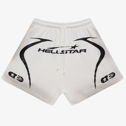 Hellstar Warm Up Sweat Shorts White - SOLE SERIOUSS (1)