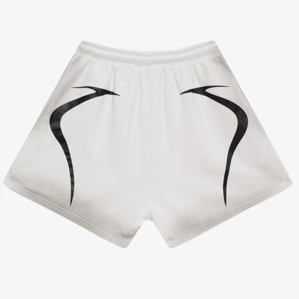 Hellstar Warm Up Sweat Shorts White - SOLE SERIOUSS (2)