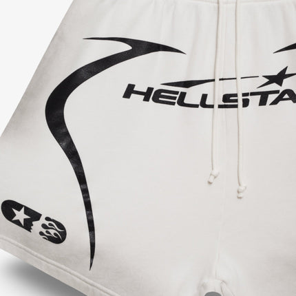 Hellstar Warm Up Sweat Shorts White - SOLE SERIOUSS (3)