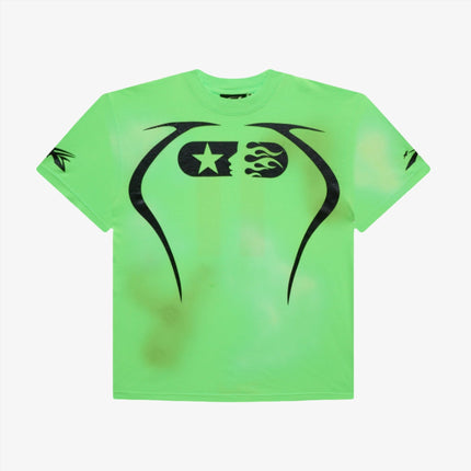 Hellstar Warm Up T-Shirt Neon Green - SOLE SERIOUSS (1)