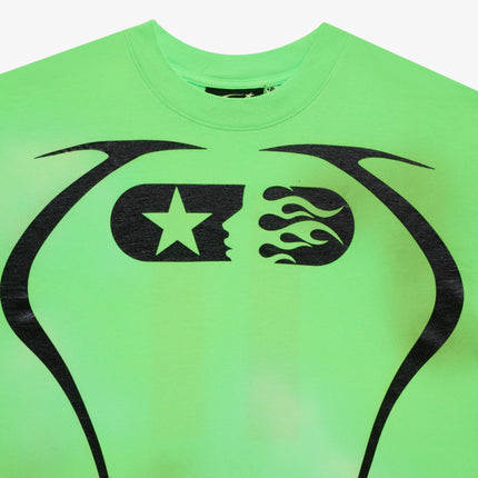 Hellstar Warm Up T-Shirt Neon Green - SOLE SERIOUSS (3)