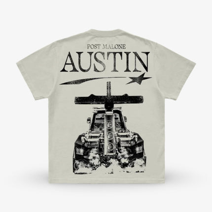 Hellstar x Post Malone T-Shirt 'Austin / Tow Truck' Cream - SOLE SERIOUSS (2)