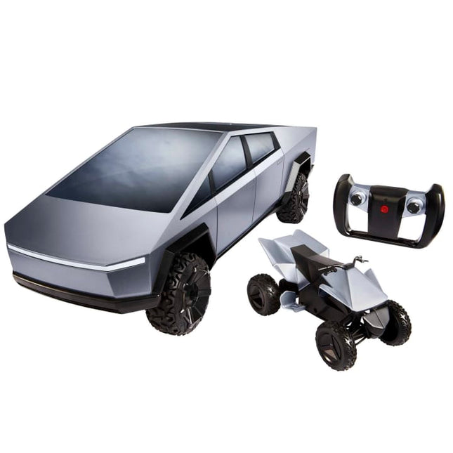 Hot Wheels x Tesla 'Cybertruck / Cyberquad' 1:10 Scale RC Car () - Atelier-lumieres Cheap Sneakers Sales Online (1)
