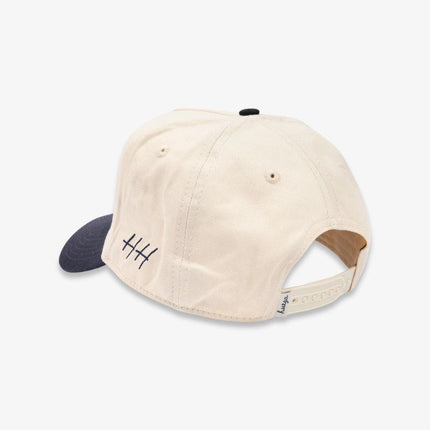 Huega House 'Artisan' 2-Tone 5-Panel Snapback Hat Navy Blue / Natural - SOLE SERIOUSS (3)