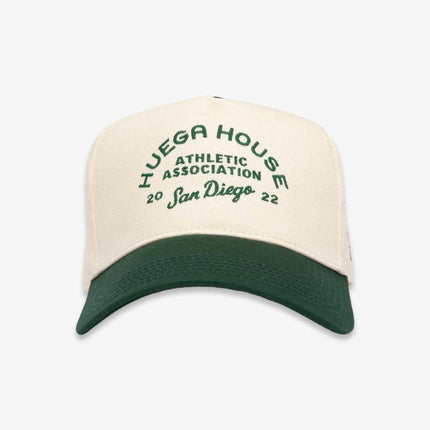 Huega House Athletic Association 2-Tone 5-Panel Snapback Hat Green Natural - SOLE SERIOUSS (2)