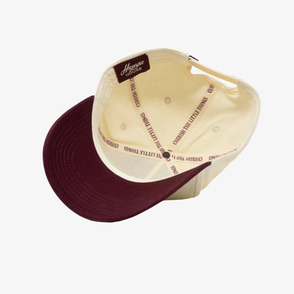 Huega House 'Athletic Association' 2-Tone 5-Panel Snapback Hat Maroon / Natural - SOLE SERIOUSS (4)